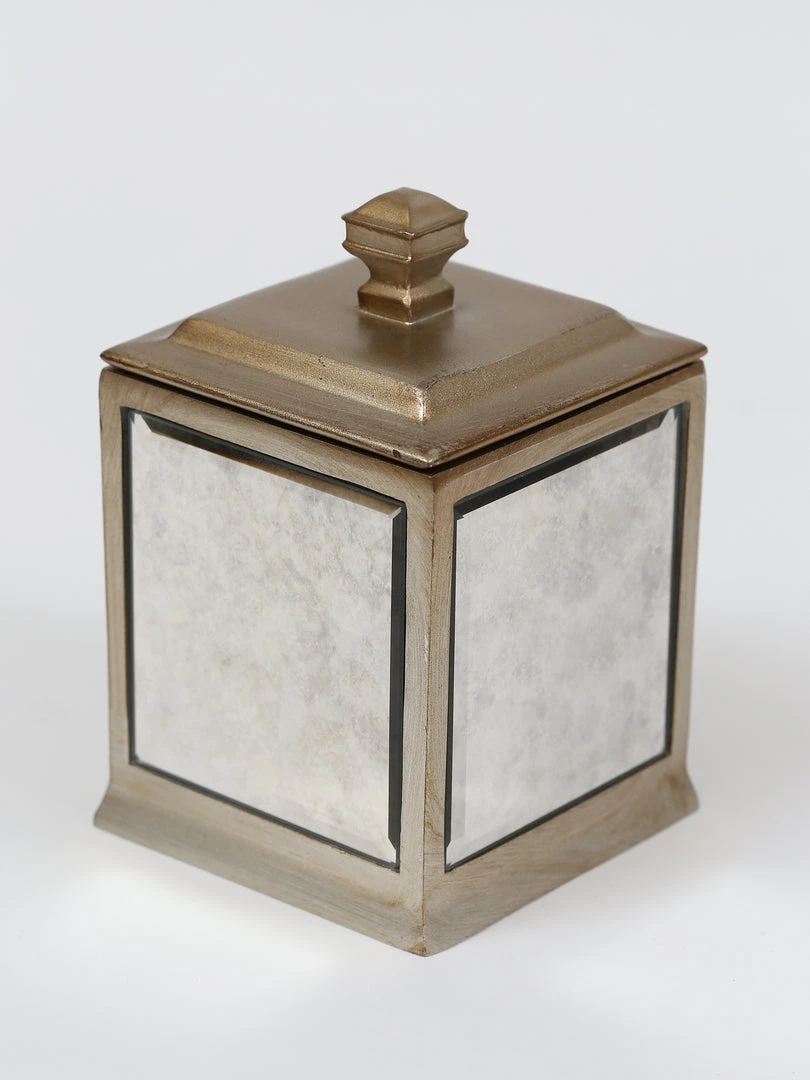 Inspire Me! Home Decor Antique Mirror Patterned Bath Collection (7 Items) Silver 8 Inspire Me! Home Decor Antique Mirror Patterned Bath Collection (7 Items) Silver