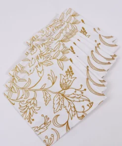 Inspire Me! Home Decor Decorative Square Lunch Napkins (9 Patterns)