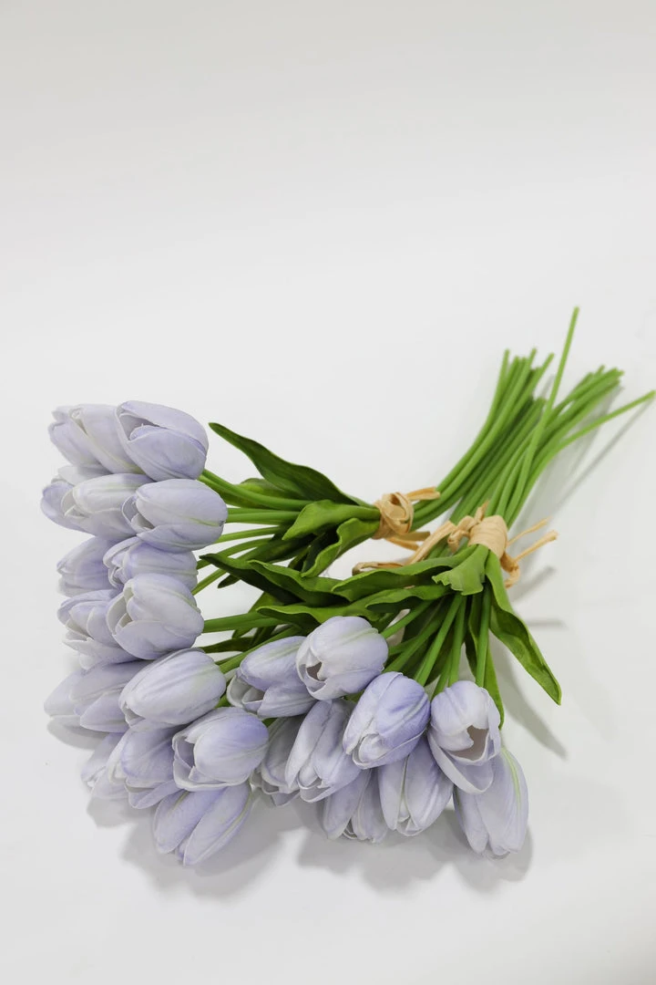 Inspire Me! Home Decor Real Touch Purple Tulip Bundle (3 Shades) 8 Inspire Me! Home Decor Real Touch Purple Tulip Bundle (3 Shades)