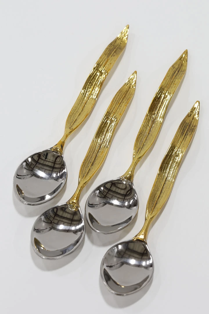 Inspire Me! Home Decor KITCHEN Willow Leaf Spoon Set Of 4 12 Inspire Me! Home Decor KITCHEN Willow Leaf Spoon Set Of 4