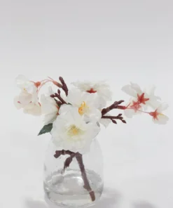 Inspire Me! Home Decor Small Cherry Blossom In Glass Jar (3 Colors) 12 Inspire Me! Home Decor Small Cherry Blossom In Glass Jar (3 Colors)
