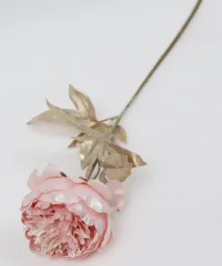 Inspire Me! Home Decor Pink Sparkle Peony Stem