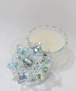 Inspire Me! Home Decor Crystal Lotus Top Candle (2 Colors) 22 Inspire Me! Home Decor Crystal Lotus Top Candle (2 Colors)