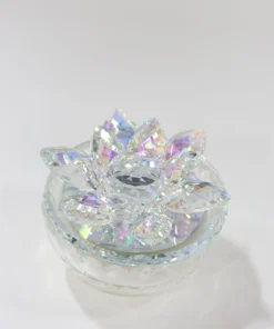 Inspire Me! Home Decor Crystal Lotus Top Candle (2 Colors) 25 Inspire Me! Home Decor Crystal Lotus Top Candle (2 Colors)