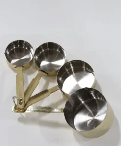 Inspire Me! Home Decor Hammered Texture Gold Measuring Cups 7 Inspire Me! Home Decor Hammered Texture Gold Measuring Cups
