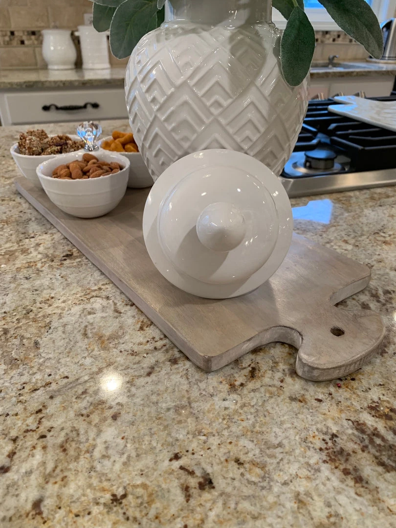 Inspire Me! Home Decor White Geometric Ceramic Ginger Jar 5 Inspire Me! Home Decor White Geometric Ceramic Ginger Jar