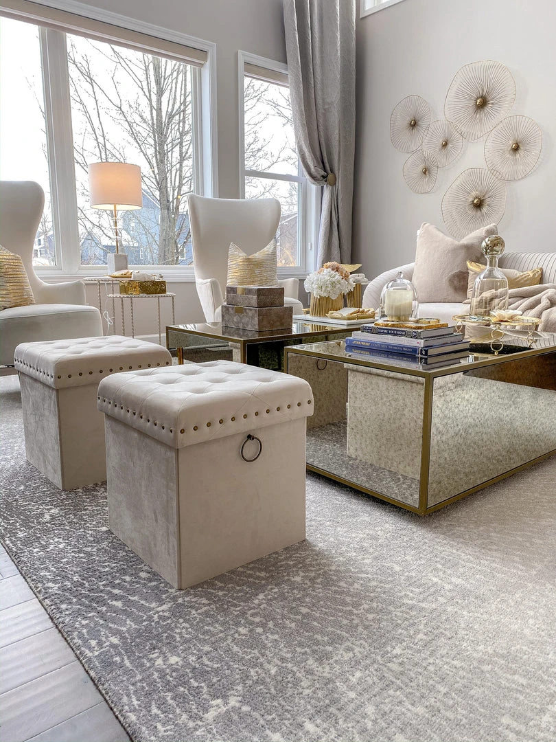 Inspire Me! Home Decor Gold Anastasia Storage Ottoman (4 Colors) 3 Inspire Me! Home Decor Gold Anastasia Storage Ottoman (4 Colors)