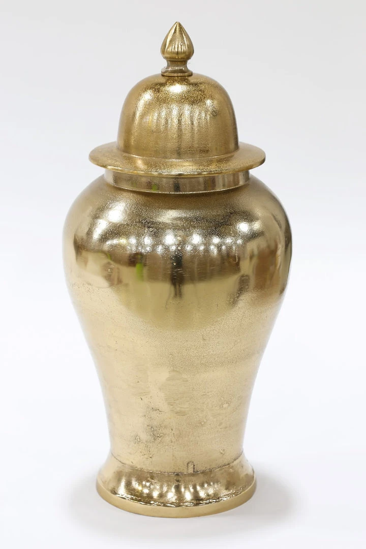 Inspire Me! Home Decor Gold Metal Ginger Jar 5 Inspire Me! Home Decor Gold Metal Ginger Jar