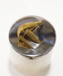 Inspire Me! Home Decor Silver And Gold Detailed Lid Candle - Vanilla (6 Styles) 17 Inspire Me! Home Decor Silver And Gold Detailed Lid Candle - Vanilla (6 Styles)