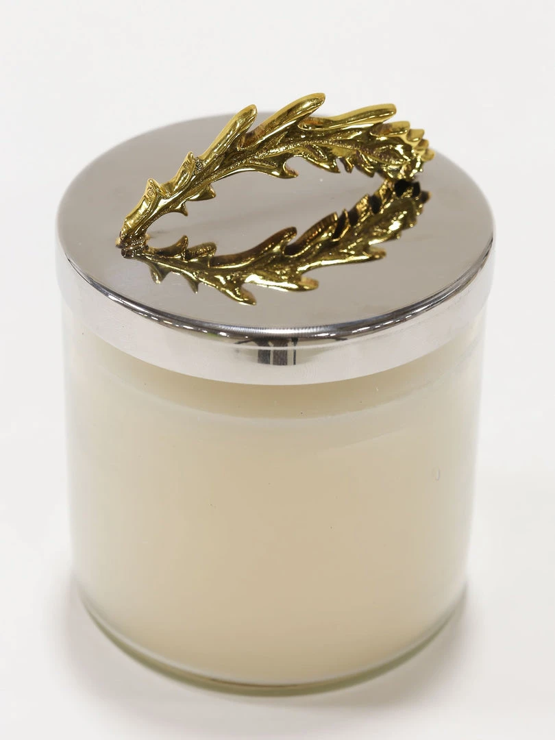 Inspire Me! Home Decor Silver And Gold Detailed Lid Candle- Unscented (6 Styles) 5 Inspire Me! Home Decor Silver And Gold Detailed Lid Candle- Unscented (6 Styles)