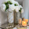 Inspire Me! Home Decor Gold Branch Vase With White Glass Insert