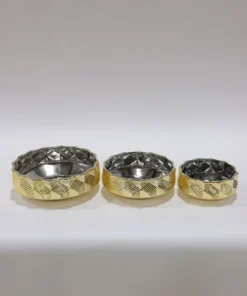 Inspire Me! Home Decor Champagne Textured Ceramic Bowls (3 Sizes) 12 Inspire Me! Home Decor Champagne Textured Ceramic Bowls (3 Sizes)