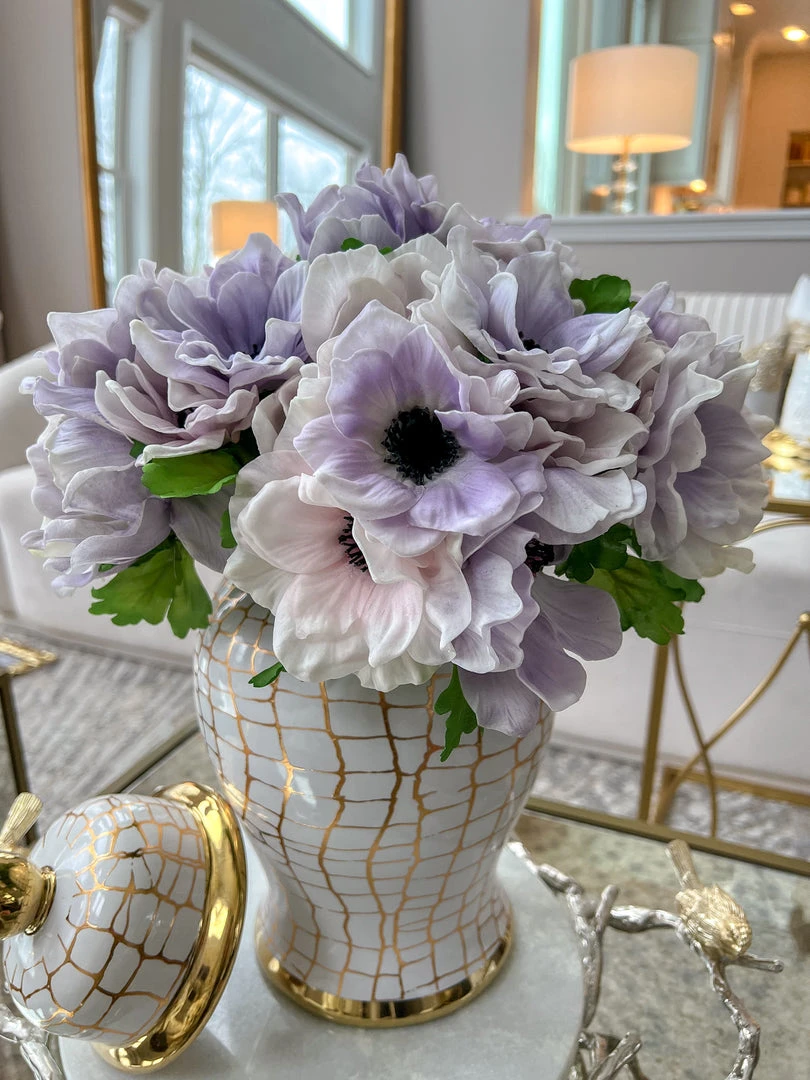 Inspire Me! Home Decor Real Touch Anemone Bundle (2 Colors) 3 Inspire Me! Home Decor Real Touch Anemone Bundle (2 Colors)