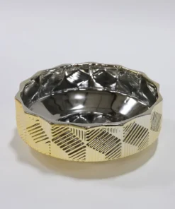 Inspire Me! Home Decor Champagne Textured Ceramic Bowls (3 Sizes) 15 Inspire Me! Home Decor Champagne Textured Ceramic Bowls (3 Sizes)