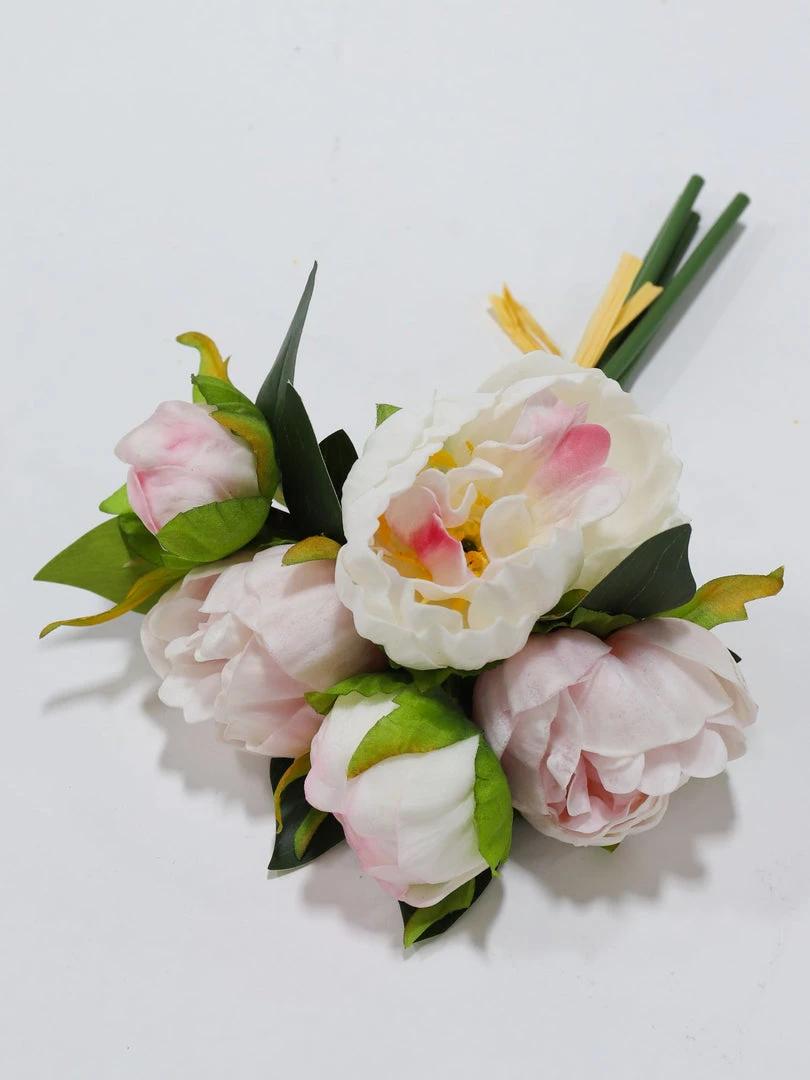 Inspire Me! Home Decor Real Touch Light Color Peony Bundles (3 Colors) 12 Inspire Me! Home Decor Real Touch Light Color Peony Bundles (3 Colors)