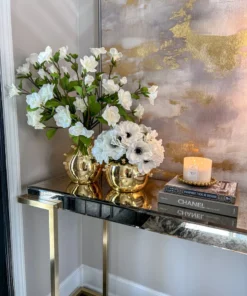 Inspire Me! Home Decor Gold Metal Studded Vase (2 Sizes) 12 Inspire Me! Home Decor Gold Metal Studded Vase (2 Sizes)