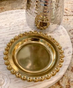 Inspire Me! Home Decor Beaded Round Decorative Plate (2 Colors) 17 Inspire Me! Home Decor Beaded Round Decorative Plate (2 Colors)