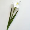 Inspire Me! Home Decor Real Touch White Iris Stem