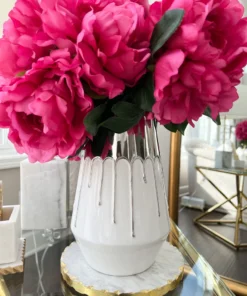 Inspire Me! Home Decor 23" Bright Pink Peony Stem 9 Inspire Me! Home Decor 23