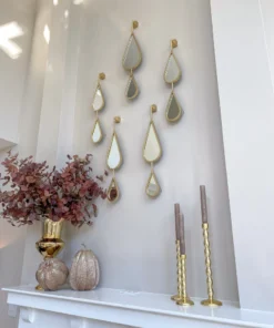 Inspire Me! Home Decor WALL ART & MIRRORS Teardrop Mirrors (Set Of 5) (2 Colors) 28 Inspire Me! Home Decor WALL ART & MIRRORS Teardrop Mirrors (Set Of 5) (2 Colors)