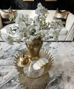 Inspire Me! Home Decor 18" White Cherry Blossom Stem