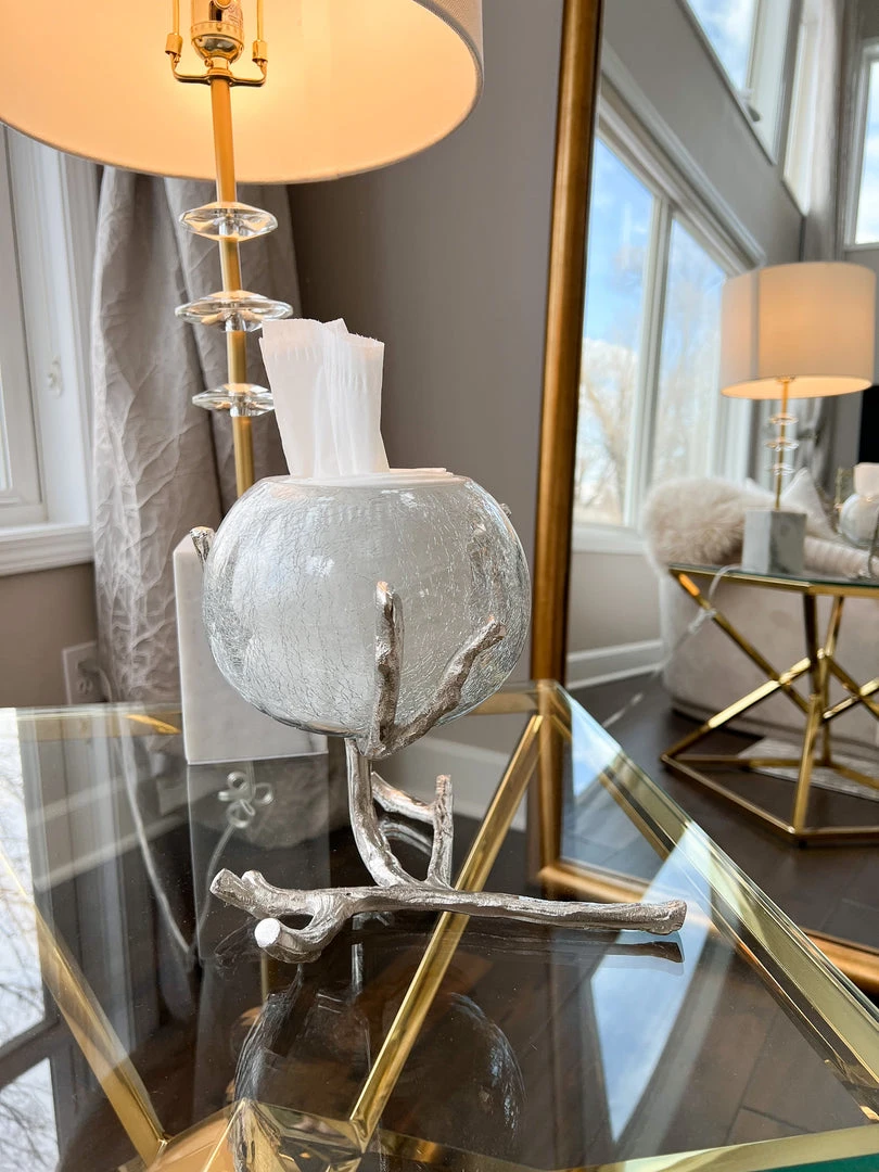 Inspire Me! Home Decor Large Branch Vase With Crackled Glass (2 Colors) 5 Inspire Me! Home Decor Large Branch Vase With Crackled Glass (2 Colors)