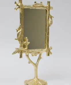 Inspire Me! Home Decor WALL ART & MIRRORS Gold Branch Design Table Mirror