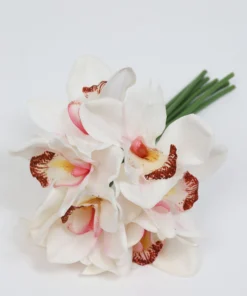 Inspire Me! Home Decor Real Touch Cymbidium Bundle (2 Colors)