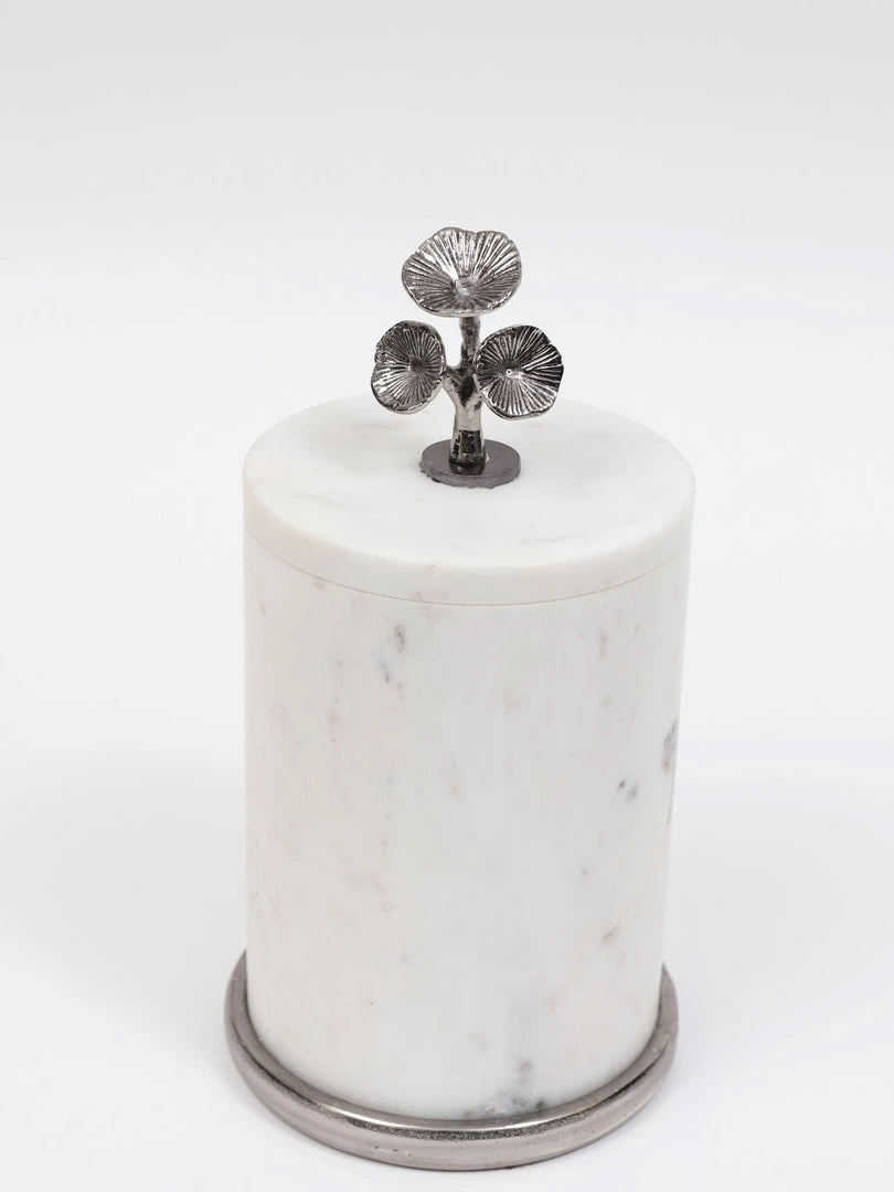 Inspire Me! Home Decor Marble Canisters With Floral Design Lid (2 Colors, 3 Sizes) Gold 11 Inspire Me! Home Decor Marble Canisters With Floral Design Lid (2 Colors, 3 Sizes) Gold