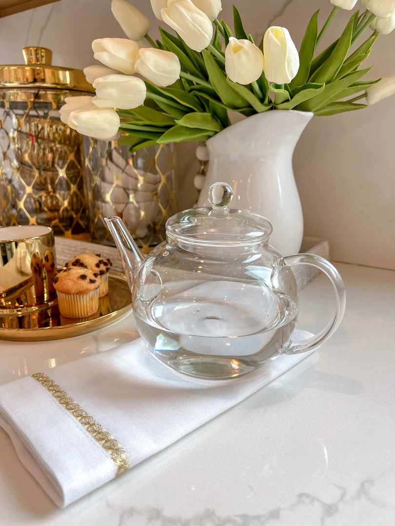 Inspire Me! Home Decor Glass Teapot With Loose Tea Infuser KITCHEN 3 Inspire Me! Home Decor Glass Teapot With Loose Tea Infuser KITCHEN