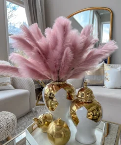 Inspire Me! Home Decor Floral Stems 29.5" Pink Feather Stem