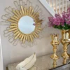 Inspire Me! Home Decor Gold Foil Sunburst Mirror 1 Inspire Me! Home Decor Gold Foil Sunburst Mirror