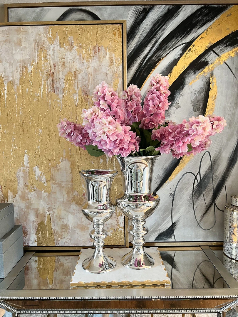 Inspire Me! Home Decor Detailed Stem Vase (2 Colors & 2 Sizes) 4 Inspire Me! Home Decor Detailed Stem Vase (2 Colors & 2 Sizes)