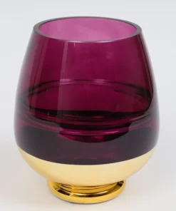 Inspire Me! Home Decor Purple And Gold Vase