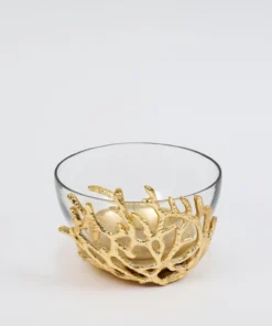 Inspire Me! Home Decor Bowls With Gold Textured Design (3 Sizes) 15 Inspire Me! Home Decor Bowls With Gold Textured Design (3 Sizes)