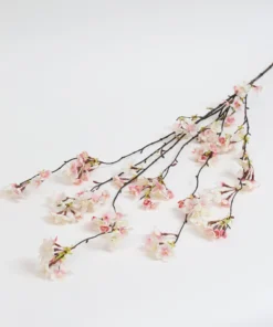 Inspire Me! Home Decor Floral Stems 58" Pink And White Cascading Cherry Blossom Stem