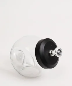 Inspire Me! Home Decor KITCHEN Glass Canister With Diamond Knob (3 Sizes) 11 Inspire Me! Home Decor KITCHEN Glass Canister With Diamond Knob (3 Sizes)