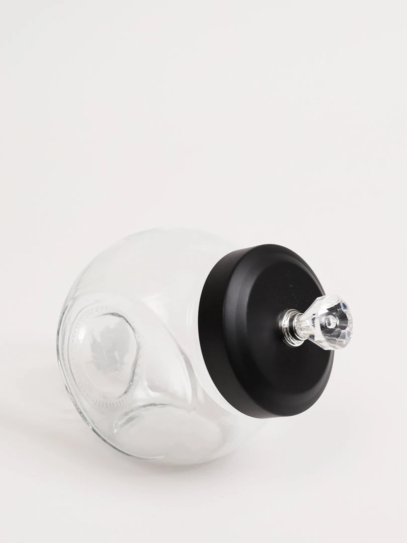 Inspire Me! Home Decor KITCHEN Glass Canister With Diamond Knob (3 Sizes) 7 Inspire Me! Home Decor KITCHEN Glass Canister With Diamond Knob (3 Sizes)