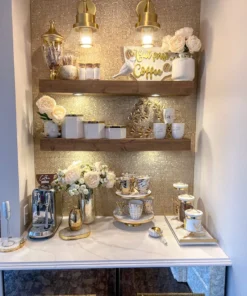 Inspire Me! Home Decor Marble Two Tier Cake Stand With Gold Detail 11 Inspire Me! Home Decor Marble Two Tier Cake Stand With Gold Detail