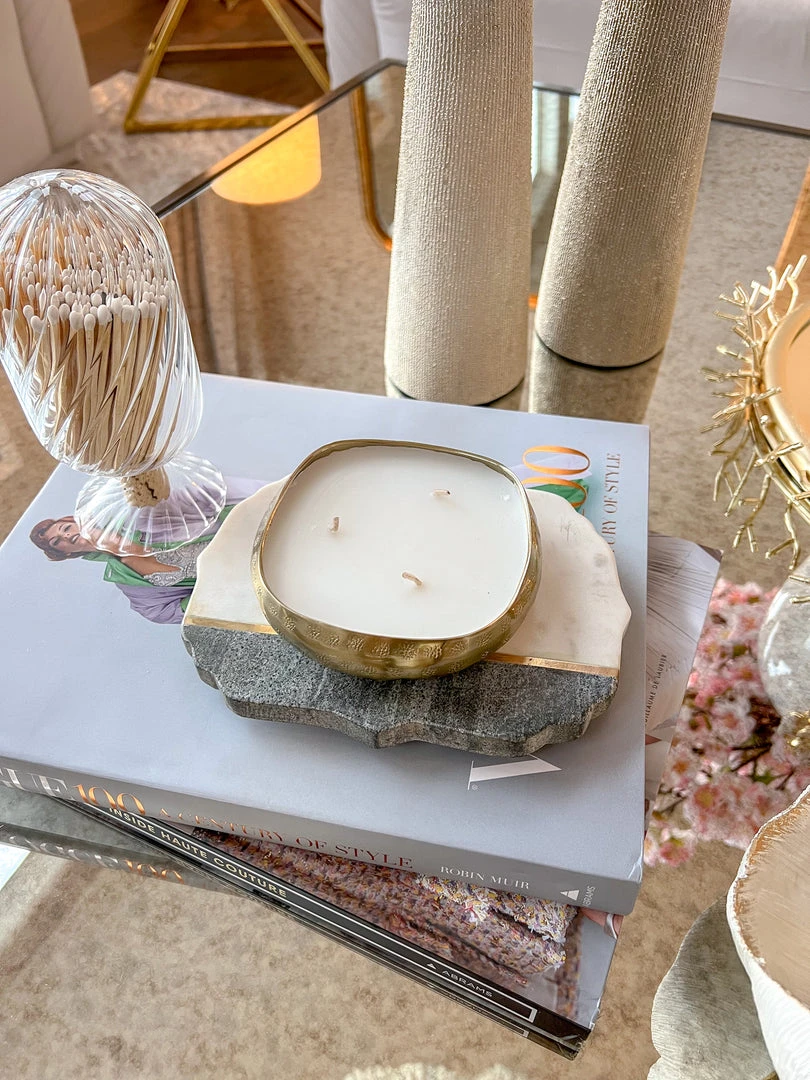 Inspire Me! Home Decor Gold Candle Tray (2 Sizes) 7 Inspire Me! Home Decor Gold Candle Tray (2 Sizes)