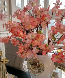 Inspire Me! Home Decor Floral Stems 36" Two Tone Cherry Blossom Stem With Pearls 8 Inspire Me! Home Decor Floral Stems 36