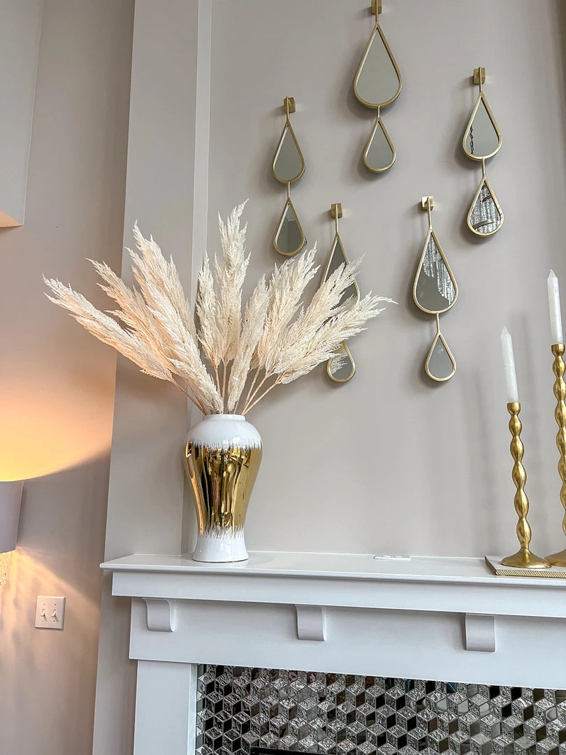 Inspire Me! Home Decor 46" White Pampa Stem Floral Stems 5 Inspire Me! Home Decor 46" White Pampa Stem Floral Stems