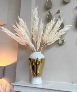 Inspire Me! Home Decor 46" White Pampa Stem Floral Stems