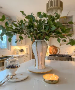 Inspire Me! Home Decor 35" Green Eucalyptus Leaf Stem