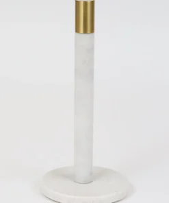 Inspire Me! Home Decor Paper Towel & Napkin Holders Marble And Brass Paper Towel Holder