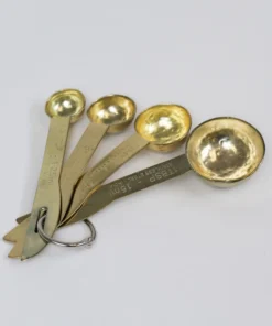 Inspire Me! Home Decor Gold Textured Measuring Spoons