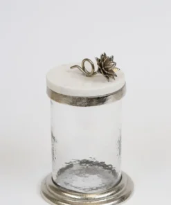 Inspire Me! Home Decor Gold Or Silver Canisters With Floral Lotus Lid (2 Colors) 29 Inspire Me! Home Decor Gold Or Silver Canisters With Floral Lotus Lid (2 Colors)