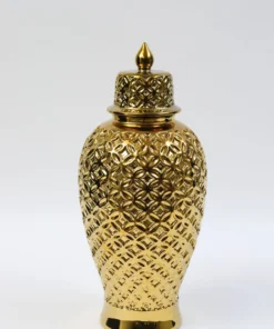 Inspire Me! Home Decor Gold Ginger Jar Lattice Design (2 Sizes) 9 Inspire Me! Home Decor Gold Ginger Jar Lattice Design (2 Sizes)