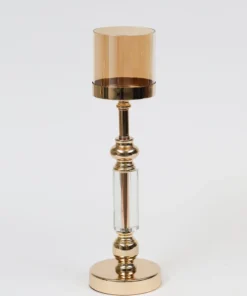 Inspire Me! Home Decor Classic Elegant Hurricane Candle Sticks (Set Of 3)