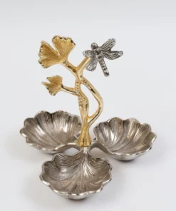 Inspire Me! Home Decor Two-Tone Dragonfly Serving Bowl Gold 6 Inspire Me! Home Decor Two-Tone Dragonfly Serving Bowl Gold